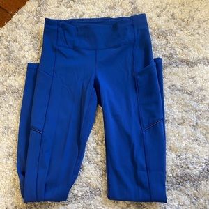 Blue Lululemon leggings